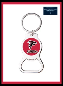 LLAVERO ABRIDOR DE BOTELLAS DE METAL PERSONALIZADO ATLANTA FALCONS GRAN REGALO - Imagen 1 de 2