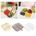 Dried Fruit Plate Quad Grid Children's Dining Plate Chilled Veggie Tray Divided