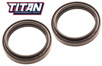 Honda CR250 CRF250 CRF450 CRF 250R 250X 450R 450X Titan Fork Oil Seal Set - Image 1 of 2