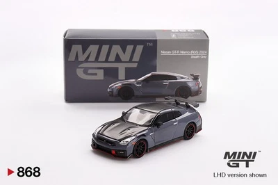 MINIGT NISSAN GT-R NISMO (R35) 2024 - STELATH GRAY - 868 SCALA 1:64 - Immagine 1 di 3