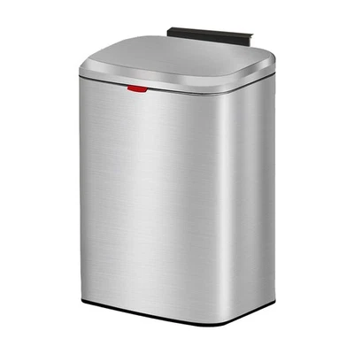 Kleiner Hängender Mülleimer Aus Edelstahl mit Deckel, 2-In-1-Komposteimer f5336 - Bild 1 von 4