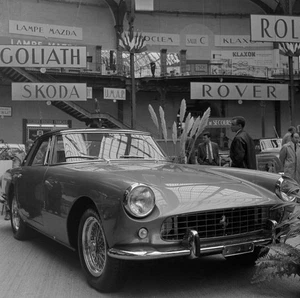 Ferrari 250GT 'Pinin Coupe' Motor Show 1958 Car Old Photo - Bild 1 von 1