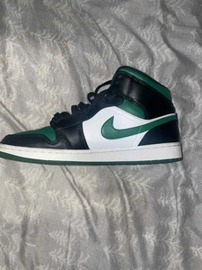 Nike Air Jordan Mid Green Toe NO BOX - Picture 1 of 6