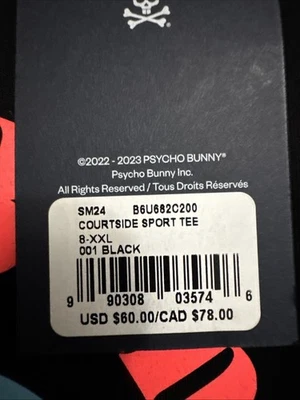 Camisa Polo Robert Godley Psycho Bunny Talla 8/Xxl, 100% Algodón Pima Foto 1 de 4