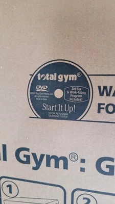 Total Gym Fit Max 14 niveles de resistencia con kit de parte superior del cuerpo.  Amarillo Foto 1 de 3