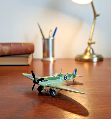 Vintage Diecast Spitfire Military Plane – Matchbox Lesney Style Metal Aircraft - Image 1 of 4