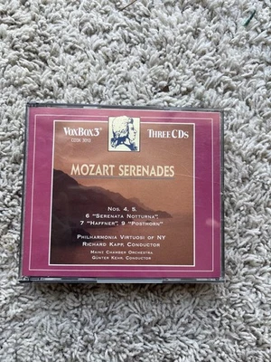 Mozart - Serenades Nos. 4, 5, 6, 7, 9 CD Box Set - VoxBox3 1992 - COOL CD SET!! - Image 1 of 3