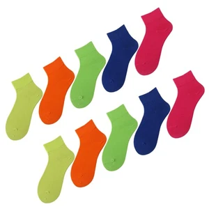5 Pairs of Cotton Socks Pure Colored Socks Cotton for Women Women Socks - Picture 1 of 12