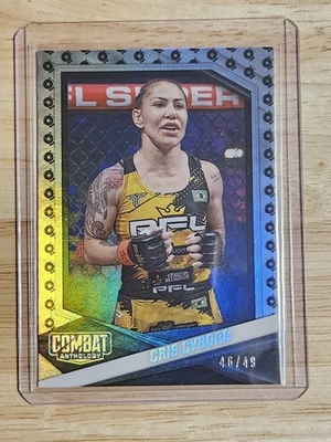 Cris Cyborgo 2025 Panini Combat Anthology PFL Ring Bell Parallel /49 - Image 1 of 4