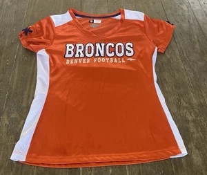 Denver Broncos Womens Shirt Size Small NFL Team Apparel Color Orange Brand New! - Picture 1 of 3