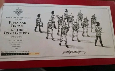 Gran Bretaña 00316 ULTRA RARO Edición Limitada 90/1500 Tubos Tambores de Guardia Irlandesa ¡NUEVO EN CAJA COMO NUEVO! Foto 1 de 4