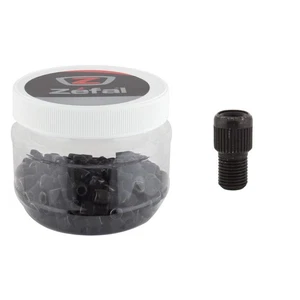 ZEFAL Messing-Pumpenventiladapter, schwarz, Presta-Ventil auf Schrader-Ventil 15 - Bild 1 von 4