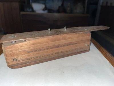 M.L. Lynch Modelo 102 Turquía Box Call, LIBERTY, MISS. 1958, 3 agujeros, ¡bonito! Foto 1 de 4