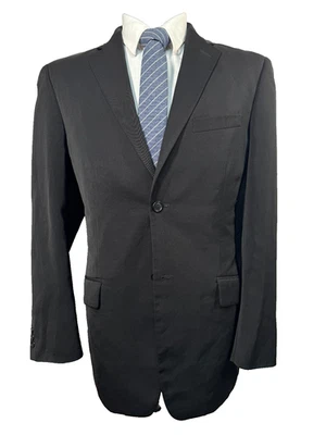 CRAZYHORSE CLAIBORNE Mens Black REG FIT Sport Coat Blazer Jacket SIZE 38R - Image 1 of 4