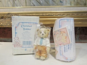 Cherished Teddies Child of Pride #624829 Bear in Necktie Older Son Figurine NIB - Picture 1 of 7