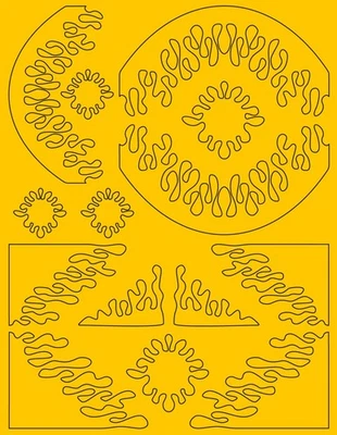 Micro Drips RC Car Paint Masks - XXX Main Pre-cut Vinyl Stencils NO IMPORT FEES - Image 1 of 4