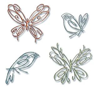 Nuovo ritirato Sizzix Thinlits Flight of Fancy 4 pezzi #665037 vendita al dettaglio $22,99 PeteHughes - Foto 1 di 10