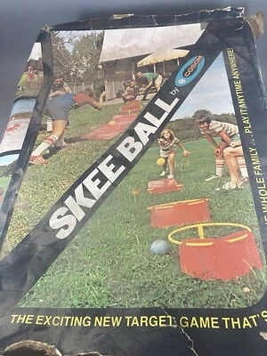 Yard Game Carnival Party 80'S VINTAGE Cosmo SKEE BALL GAME With Box Target #1740 - Image 1 of 4