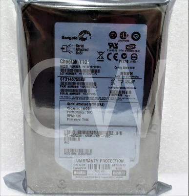 ST3146755SS 9DK066-050 Seagate Cheetah T10 146GB 10K 3G 16MB 3.5" SAS Hard Drive - Image 1 of 2