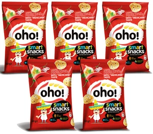 5 OHO MEXICANA Flavor Chips Low Fat Corn Snacks Crisps 60g 2.1oz - Picture 1 of 3