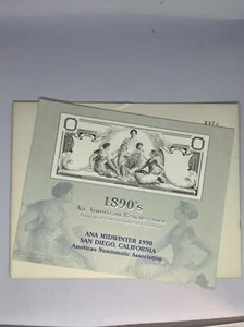 1990 ANA Midwinter San Diego FL NSC50 $ 2 Silber Zertifikat B-135 pädagogisch - Bild 1 von 3