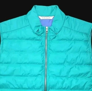 Peter Millar Crown Elite Light Quilted Puffer Mens XL Billard Full Zip Vest $200 - Picture 1 of 9