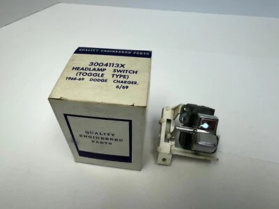 1968-1969 Dodge Charger Headlight Headlamp Switch 3004113 NORS - Image 1 of 4