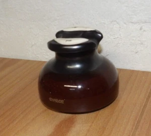 Vintage Antique Chance 3 Color Porcelain Telephone Line Insulator Saddle Top - Picture 1 of 6