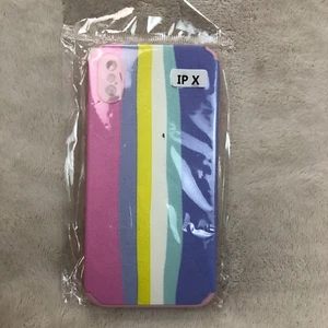 For iPhone X/Xs Cute Rainbow Rubber Case - Photo 1 sur 5