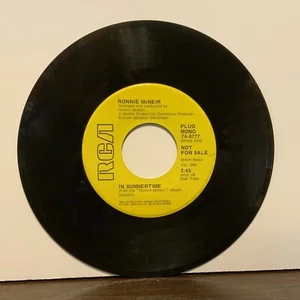 Ronnie McNeir, In Summertime / Young Girl, 1972 Mono Promo 7” 45rpm Record Soul - Imagen 1 de 3