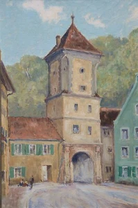 HUBER, Karl von Landsberg/Lech, Deutschland 16" x 24" auf Leinwand - Bild 1 von 1