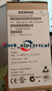 6SL3210-1SE12-2UA0 New Siemens Fast shipping UPS/Fedex - Picture 1 of 2