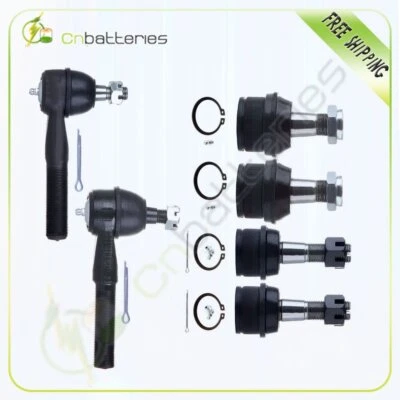 6 Pcs Brand New Suspension Kit for 1980-1996 Ford F-150 4WD Ball Joint - Image 1 of 4