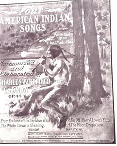 Cuatro canciones indias americanas Charles Wakefield Cadman Opus 45 1909 S5B-0014 - Imagen 1 de 6