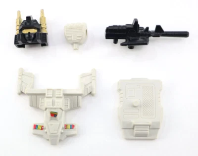 Antigo 1986 Transformers G1 Silverbot Aerialbots Superion cabeça e placa peitoral peça - Imagem 1 de 4