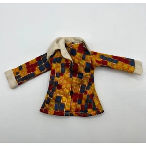 Camisa vintage Barbie Shillman multicolor manga larga retro mod abotonada años 70 - Imagen 1 de 14