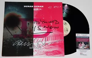 DURAN DURAN SIGNED ALL YOU NEED IS NOW VINYL RECORD ALBUM AUTOGRAPHED +JSA COA - Picture 1 of 3