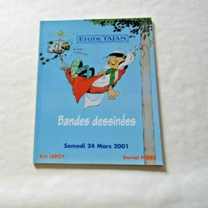 TAJAN Catalogue Luxueux de vente BD 24 mars 2001 - Picture 1 of 5