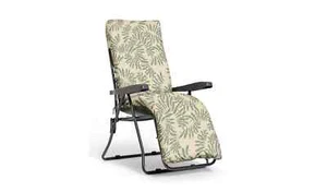 Silla de jardín Argos Home plegable metal exterior patio asiento verde 4072168 - Imagen 1 de 10