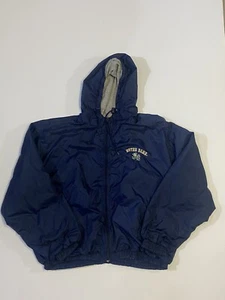 Vintage Steve and Barry’s Notre Dame Irish Zip Up Coat Jacket size XL  - Picture 1 of 5