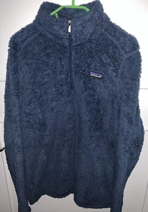 Patagonia Quarter Zip Deep Pile Sherpa Fleece Pullover Blau Größe Small 2019 - Bild 1 von 10