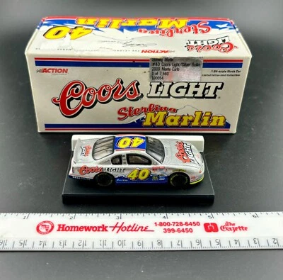 Bala de plata ligera Sterling Marlin #40 Coors 2000 Monte Carlo 1:64  Foto 1 de 4