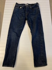 AE77 The Classic Japanese Selvedge Jeans  Button Fly Denim Size 31x32