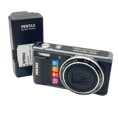 ⚡️ Pentax OptioVS20 20x opt. Zoom 16 MP schwarz-grau Getestet - Bild 1 von 4