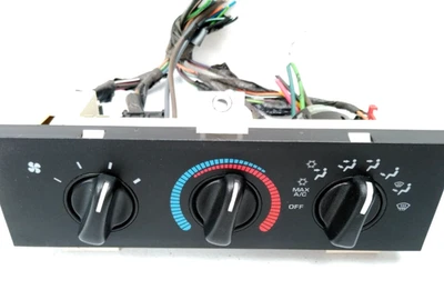 Dodge 1998-2003 Ram Van Interruptor de control de calefacción Temperatura Climatizador Tablero HVAC W16 Foto 1 de 4