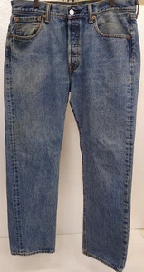 Levi Strauss 501 JEANS TAILLE 34", INNENNAHT 29", 100% BAUMWOLLE, 5 NIETEN SCHLIESSEN - Bild 1 von 9