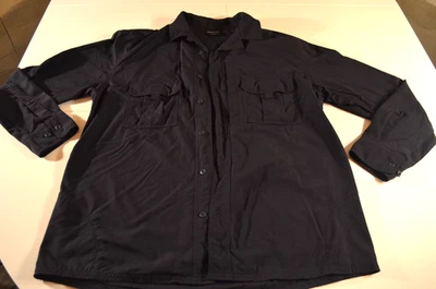 Propper Men's Black Sonora Tactical Long Sleeve Vented Button Down Shirt, Size M - Image 1 of 4