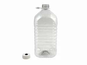 5 Litre Food Grade Plastic PET Demijohn with Cap & Grommet Homebrew - Picture 1 of 2