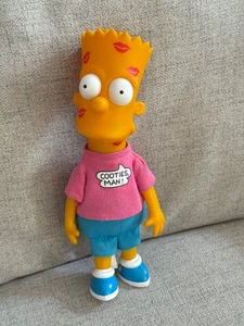 1990 Vintage Muñeca Bart Simpson Lápiz Labial Besos Cooties Hombre Figura Los Simpson - Imagen 1 de 9