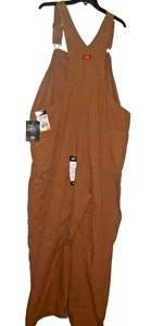 Nuevo con etiquetas Mono con tirantes Dickies para hombre marrón ropa de trabajo utilitaria talla 48 X 30 (B134) - Imagen 1 de 6